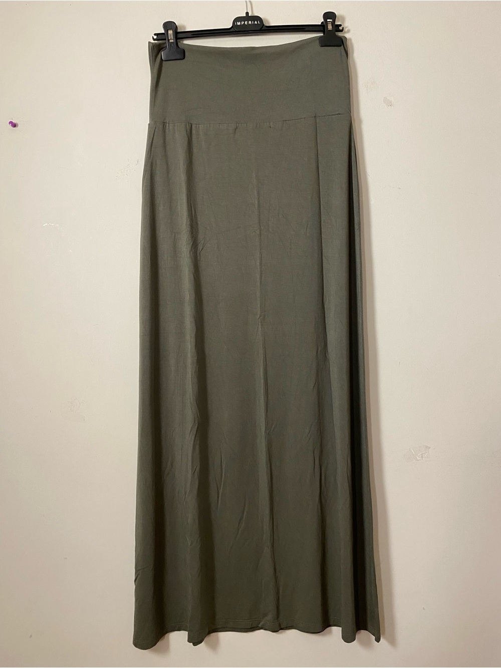 Versatile Women's Olive Maxi Skirt